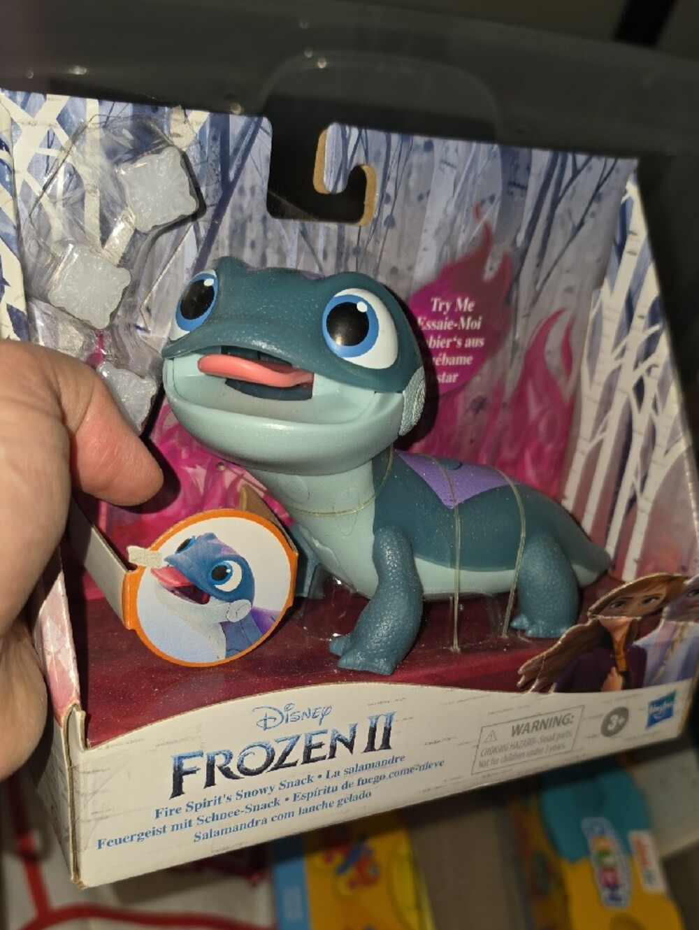New Disney Frozen II Bruni Fire Spirit Figure - Light Up Tongue